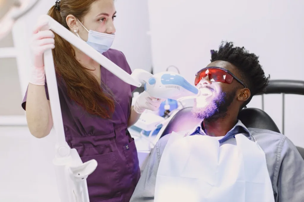 professional teeth whitening in Muscat
